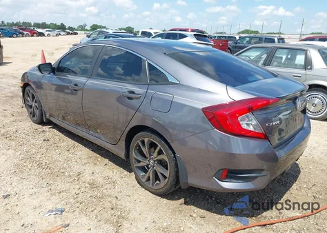 2019 Honda Civic Sport from USA, damaged, VIN 2HGFC2F87KH581152